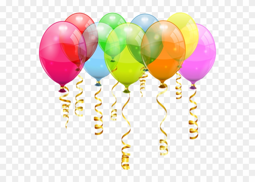 streamers and balloons clip art