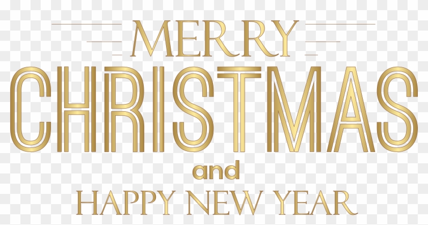 Merry Christmas And Happy New Year Png, Transparent Png - 8000x3925(#216449) - PngFind