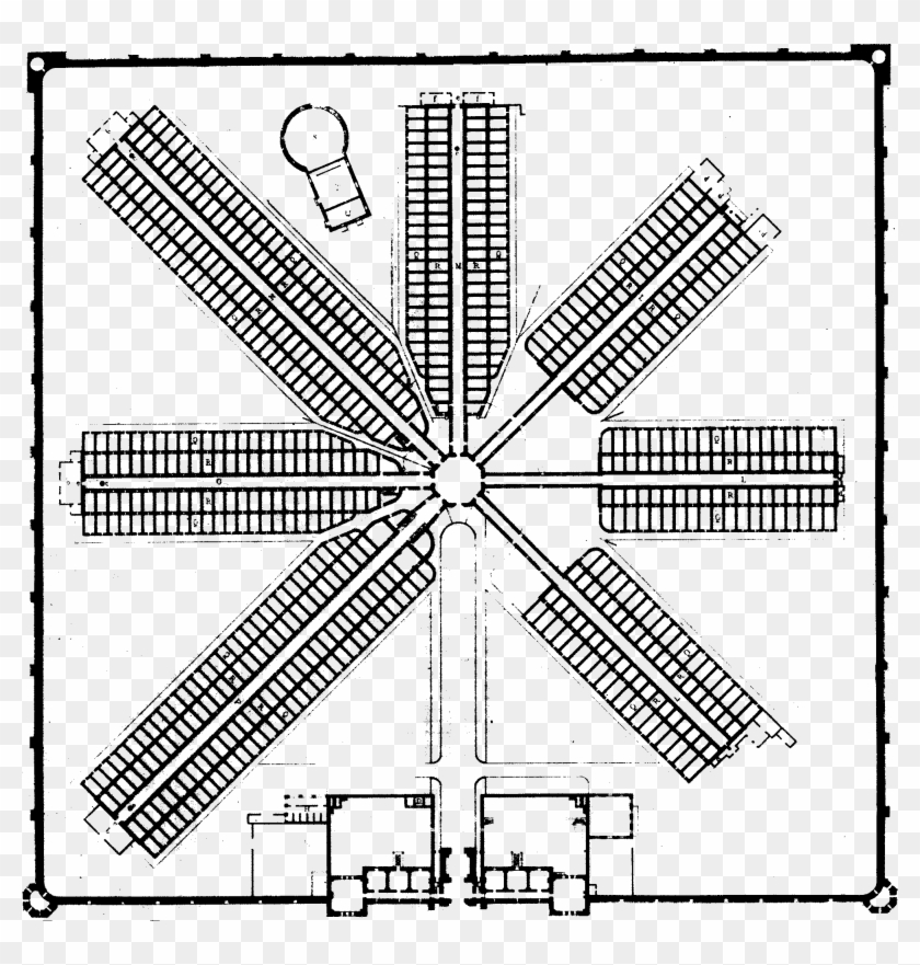 Eastern State Penitentiary Floor Plan 1836 Eastern State Penitentiary