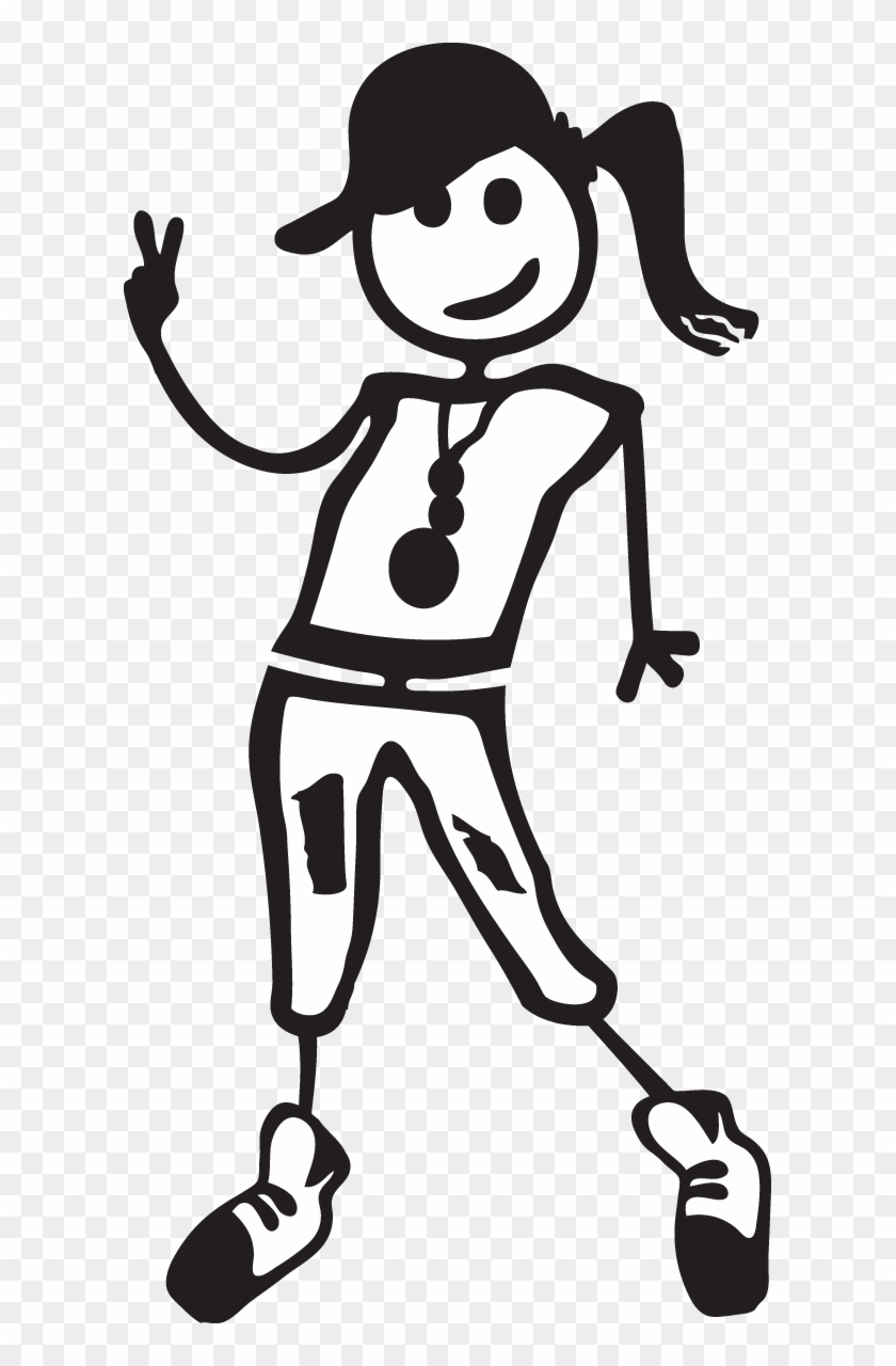 607 X 1200 3 - Female Stick Figure Dancing, HD Png Download - 607x1200 ...