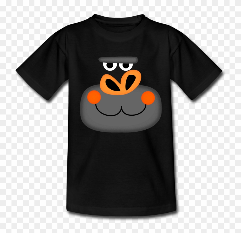 Gorilla Face Kids Tshirt Laughing Lion Design - Gurkey Merch Funnel ...