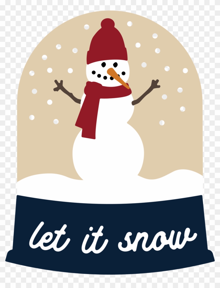 Let It Snow Snow Globe Svg Cut File Illustration Hd Png Download 1014x1280 2151725 Pngfind