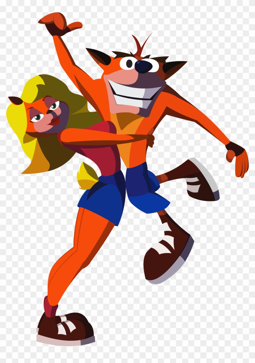 Crash And Tawna Bandicoot Crash Bandicoot 1 Tawna Hd Png Download 2181x3000 Pngfind