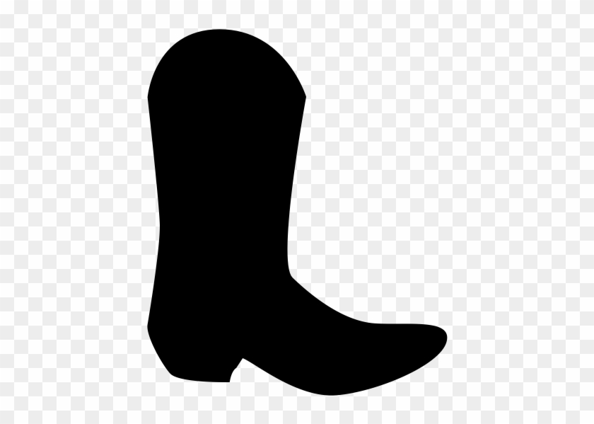 Cowboy Boot Silhouette SVG