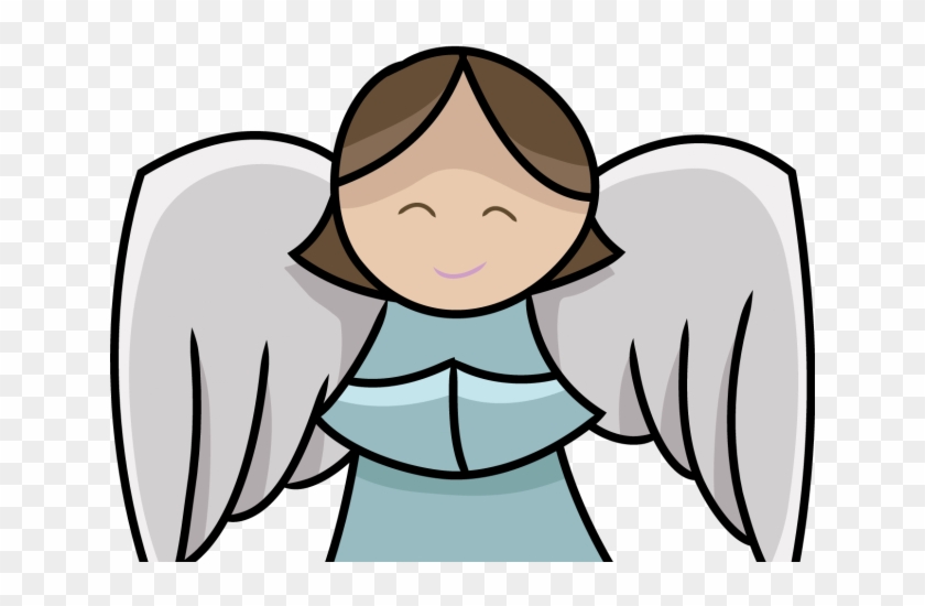 Angel Clipart Line Art - Simple Christmas Angel Clipart, HD Png