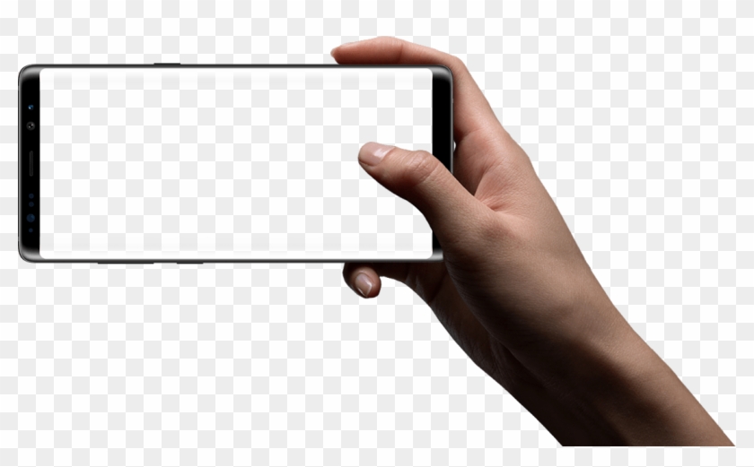 Samsung Galaxy The Official Hands Holding Phone Png Transparent Png 1131x648 Pngfind