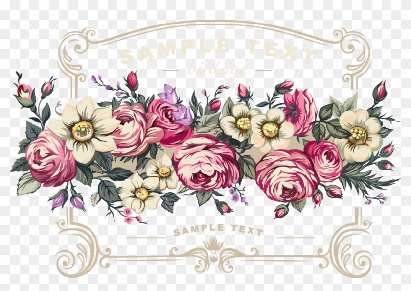 Download Svg Transparent Wedding Invitation Flower Rose Flowers Invitations Flower Vector Vintage Png Png Download 950x627 2227599 Pngfind