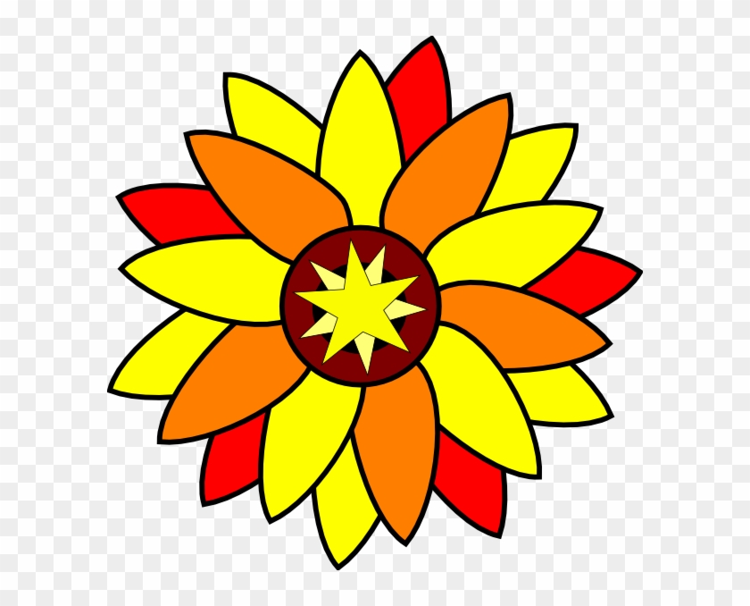 Sunflower Star Tatto Svg Clip Arts 600 X 598 Px Easy Drawings Of A Sunflower Hd Png Download 600x598 2244029 Pngfind