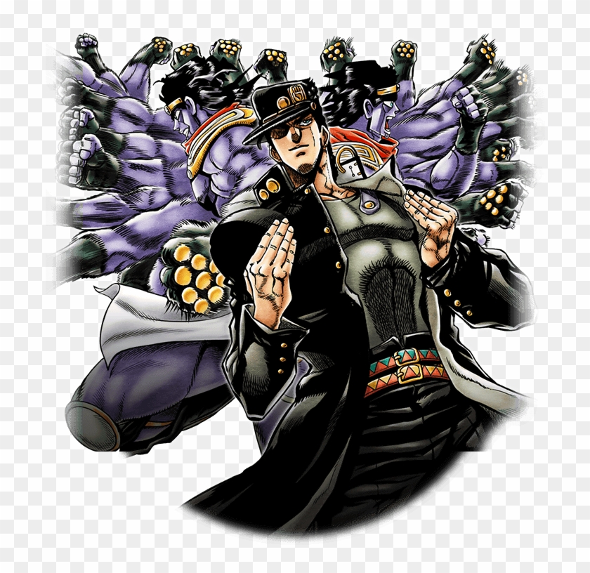 Unit Jotaro Kujo - Jotaro And Star Platinum Png, Transparent Png, free png  download