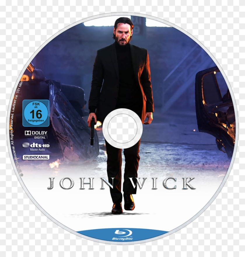 John Wick Bluray Disc Image - Fsk 16, HD Png Download - 1000x1000 ...