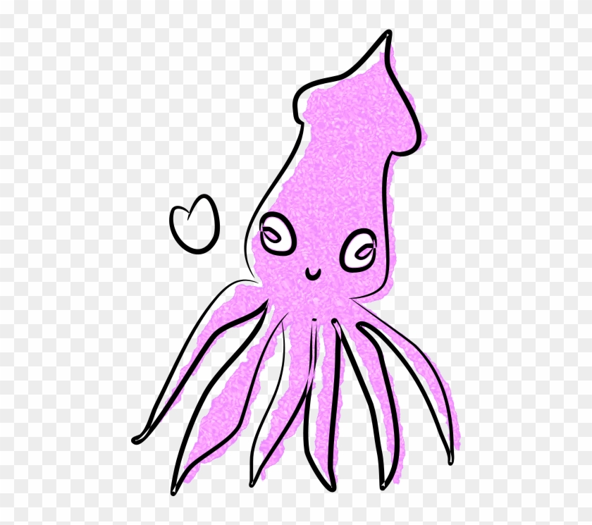 Squid Clipart Free Clipart Loving Squid Holyseamonkeys Cumi Cumi Animasi Hd Png Download 566x800 232529 Pngfind