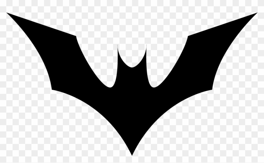 Batman Symbol Silhouette - Superman Vs Batman Logo Tattoo, HD Png Download  - 1185x679(#236464) - PngFind