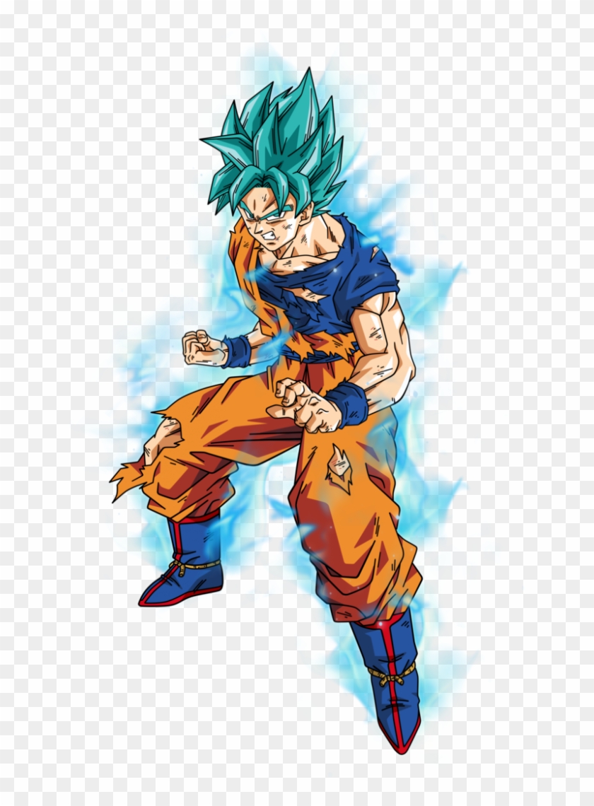 Goku Super Saiyan Blue Png - Goku Ssj Blue Png, Transparent Png