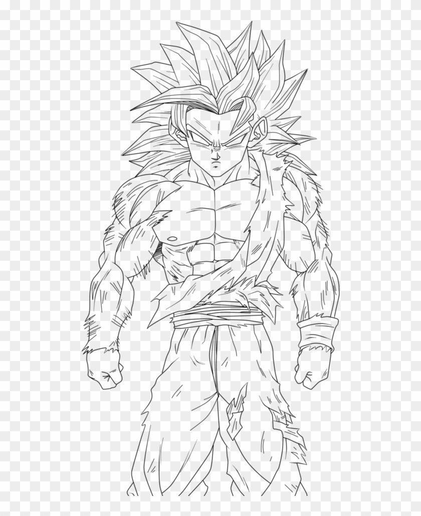 ss goku coloring pages