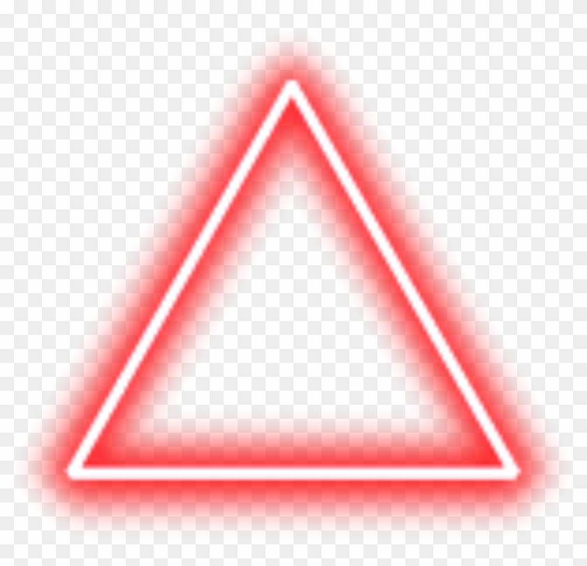 Neon Triangle Border Png Red Freetoedit Neon Light Triangle Png Transparent Png 3464x3464 Pngfind