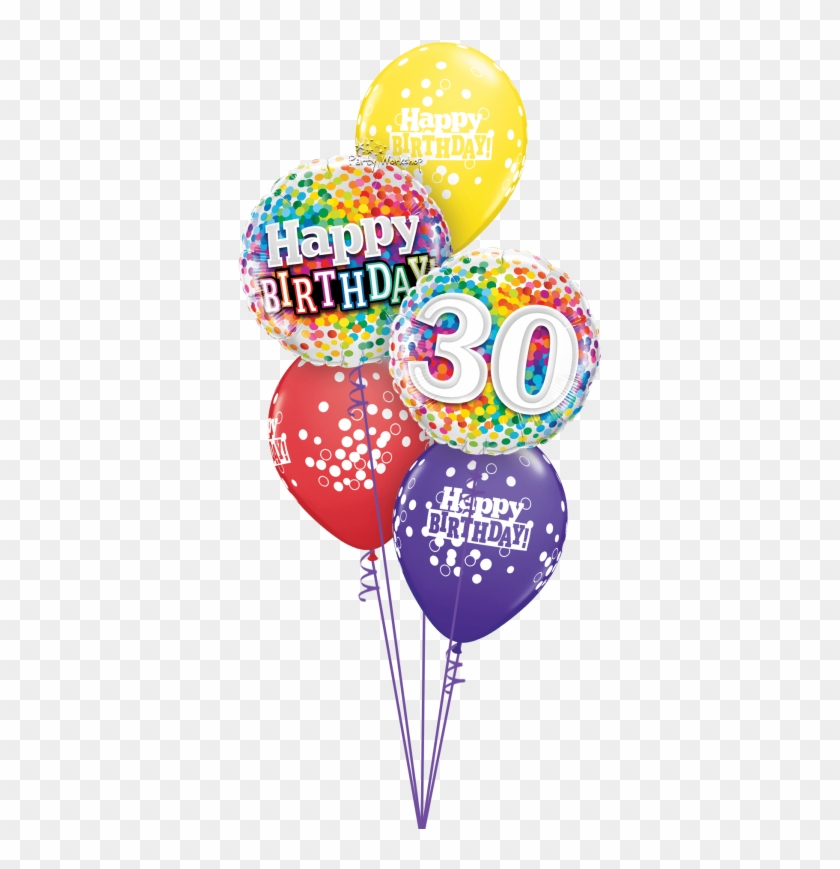 Birthday Age Confetti Classic - Balloon, HD Png Download - 384x800 ...