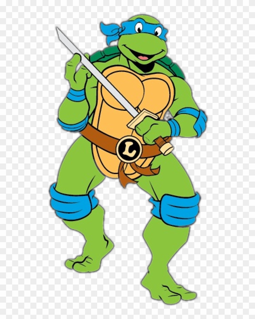 Go To Image Leonardo Ninja Turtle Cartoon Hd Png Download