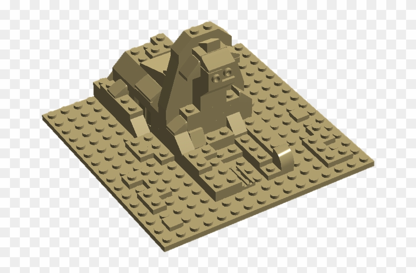 Great Pyramid Of Giza Png Download Build A Sphinx Out Of Lego Transparent Png 677x472 Pngfind