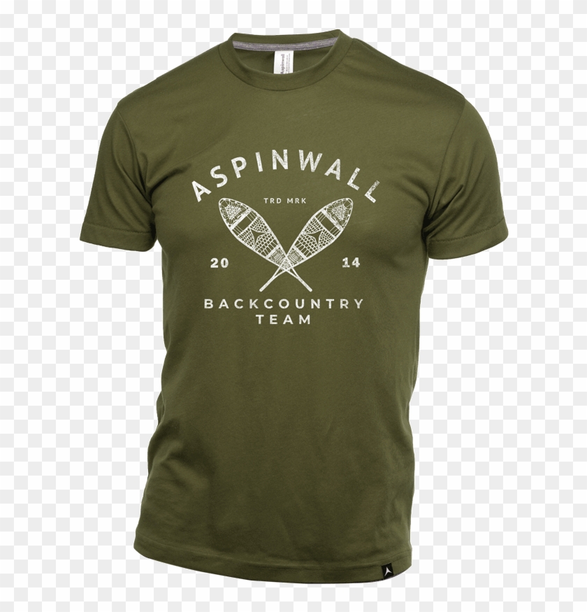 Aspinwall Backcountry Team T Shirt Army 7 - Active Shirt, HD Png ...