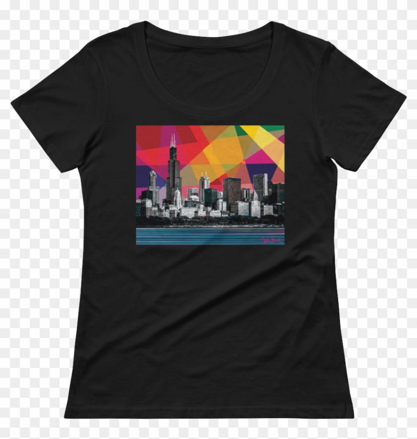 Chicago Skyline Woman S Scoop T Shirt Carla Bank Roman Reign New Symbol Hd Png Download 1000x1000 2365366 Pngfind - logo3 600600 roblox studio t shirt hd png download