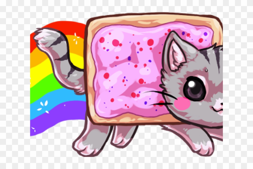 Nyan Cat Clipart Niyan Nyan Cat Kawaii Hd Png Download 640x480 2366696 Pngfind