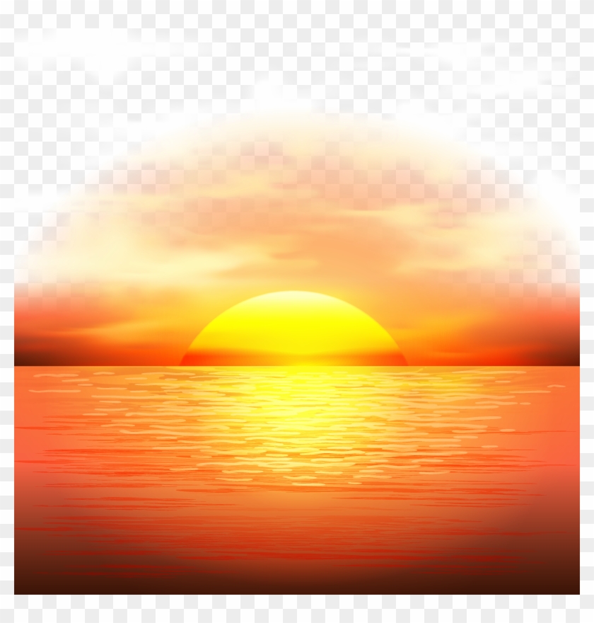 Vector Sky Sunrise - Sunset No Background, HD Png Download -  800x800(#2379225) - PngFind