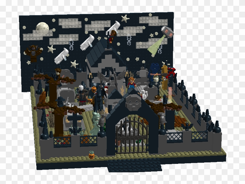 lego halloween moc