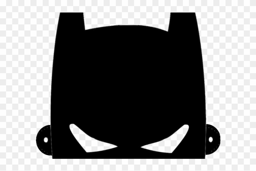 Batman Mask Clipart Belt - Illustration, HD Png Download - 640x480