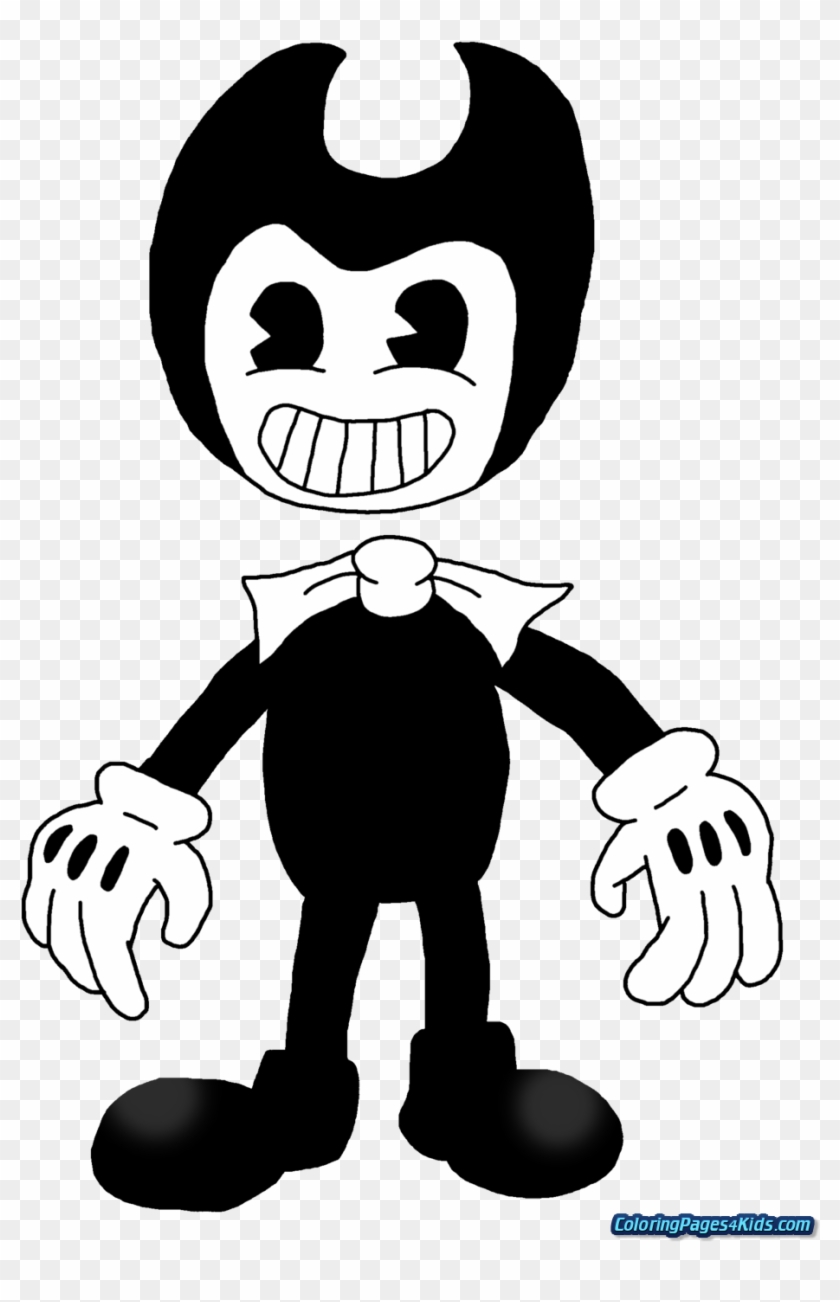 450 Collections Bendy Cartoon Coloring Pages  Best HD