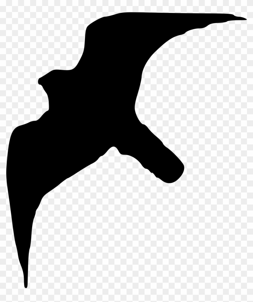 diving falcon silhouette