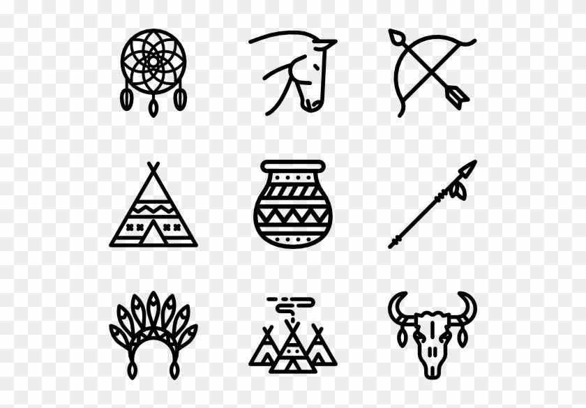 Download Vector Royalty Free Stock Native American Icon Packs ...