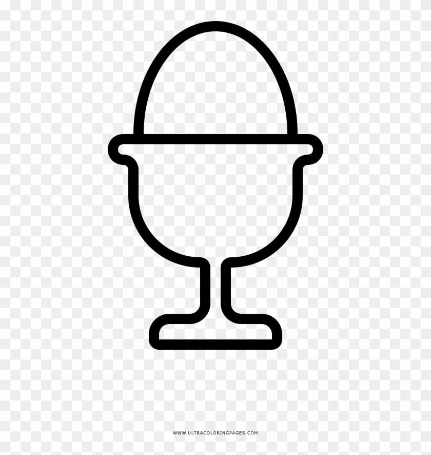 Download Egg Cup Coloring Page, HD Png Download - 421x806(#2419789 ...