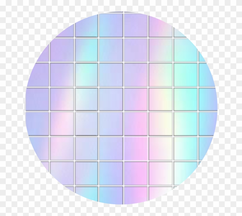 rainbow #circle #background #grid #freetoedit - Circle, HD Png 