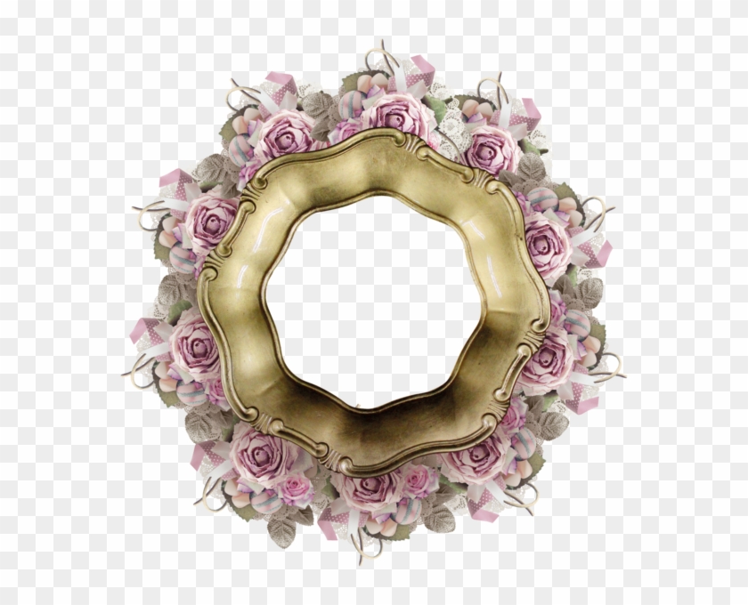 Golden Wreath Png - Coroa De Flores Transparente, Png Download -  576x600(#2439012) - PngFind