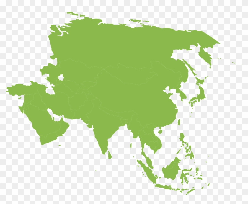 Map Asia Continent Rotated Png Image Asia Continent