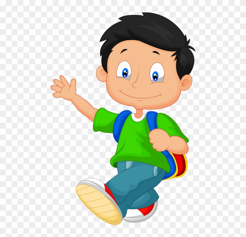 Download Pre Primary Clipart - School Boy Cartoon, HD Png Download ...