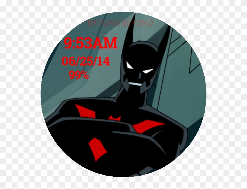 Batman Beyond Watchface Preview, HD Png Download - 564x564(#2445332) -  PngFind