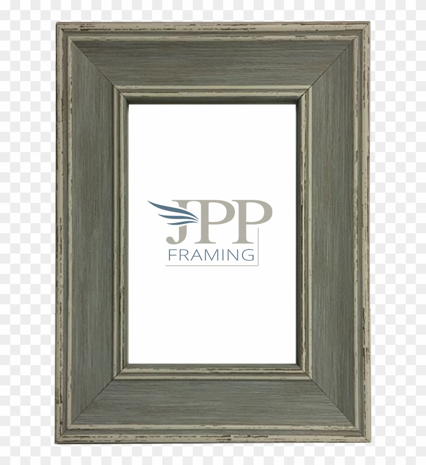 Scoop Distressed Blue - Picture Frame, HD Png Download - 750x1000