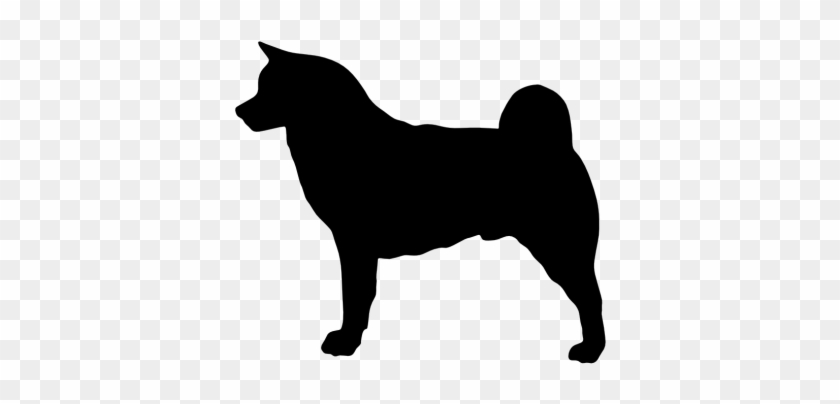 Vector Dog Akita - Akita Silhouette, HD Png Download - 640x640(#2469279 ...