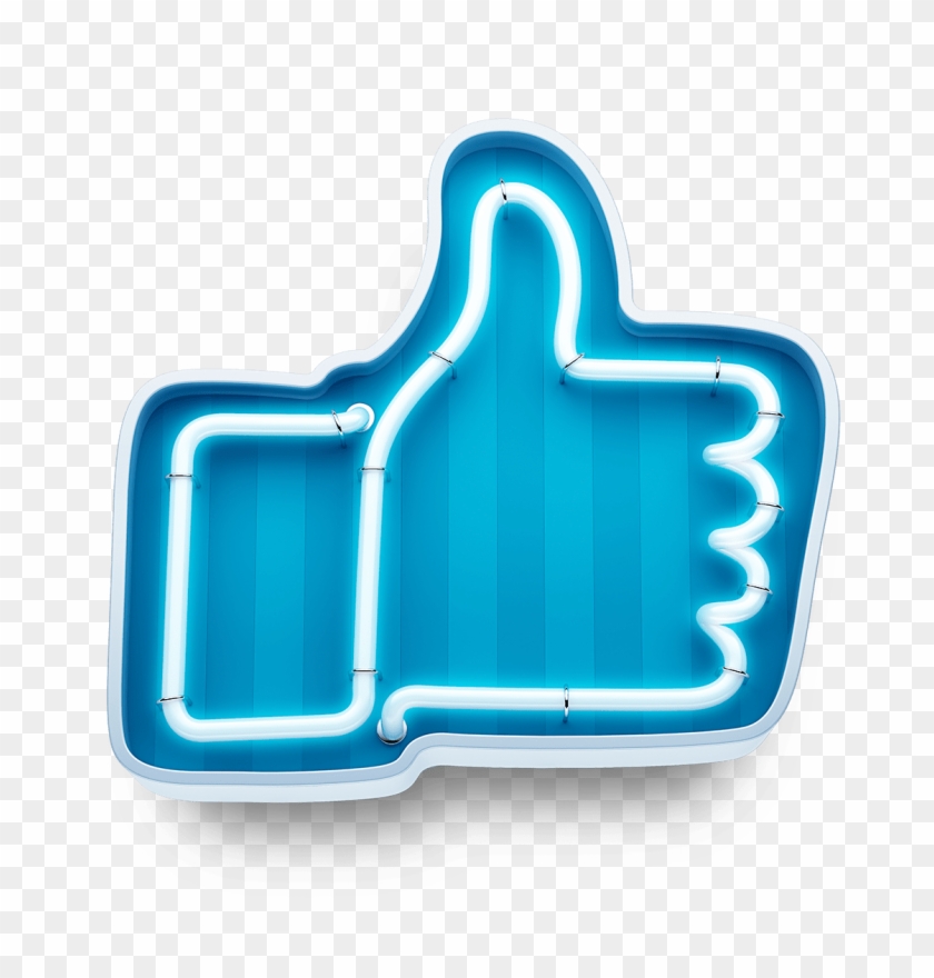Facebook Logo Transparent Png Neon Button Like Png Download 17x1148 Pngfind