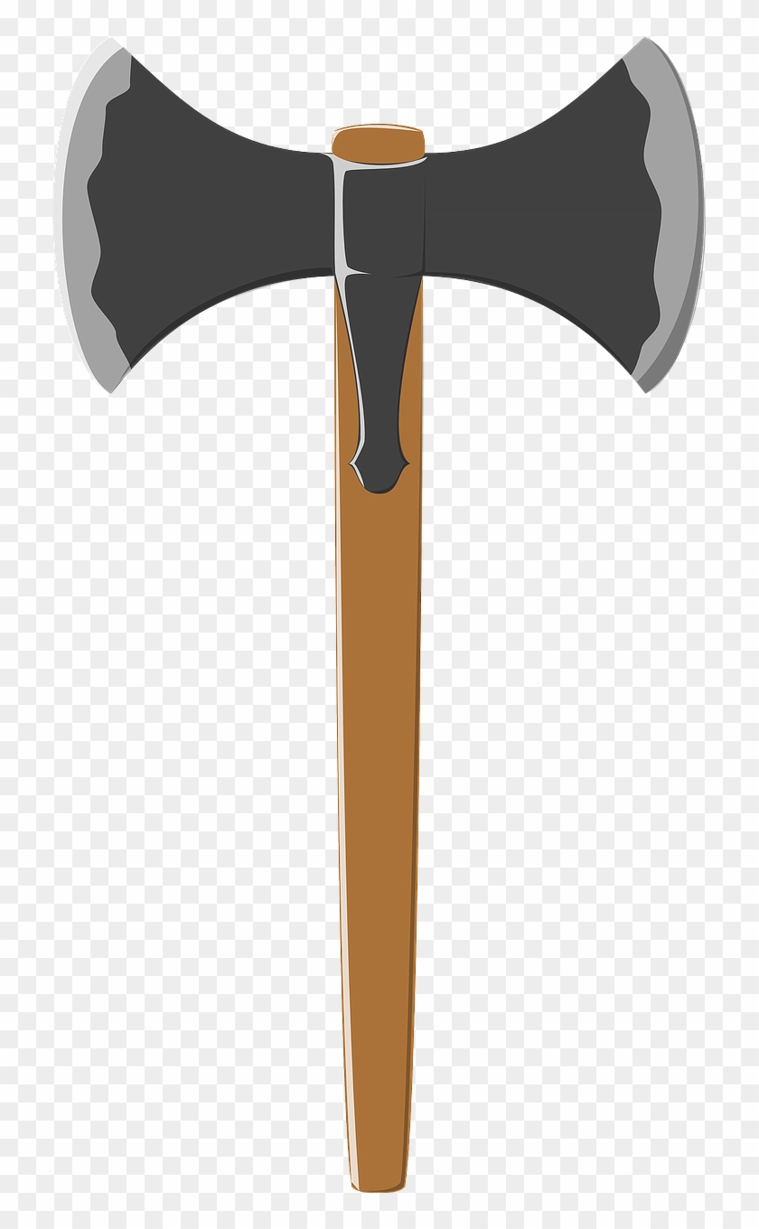 Battle Axe Medieval Weapon Labrys Png Image Double Sided Axe Clipart Transparent Png 723x1280 Pngfind