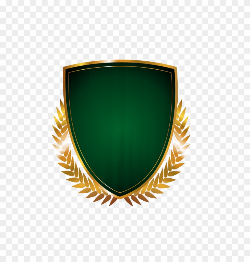 Shield Encapsulated Postscript Green Emblem Png Creative Gold Shields Transparent Png 1773x1773 Pngfind