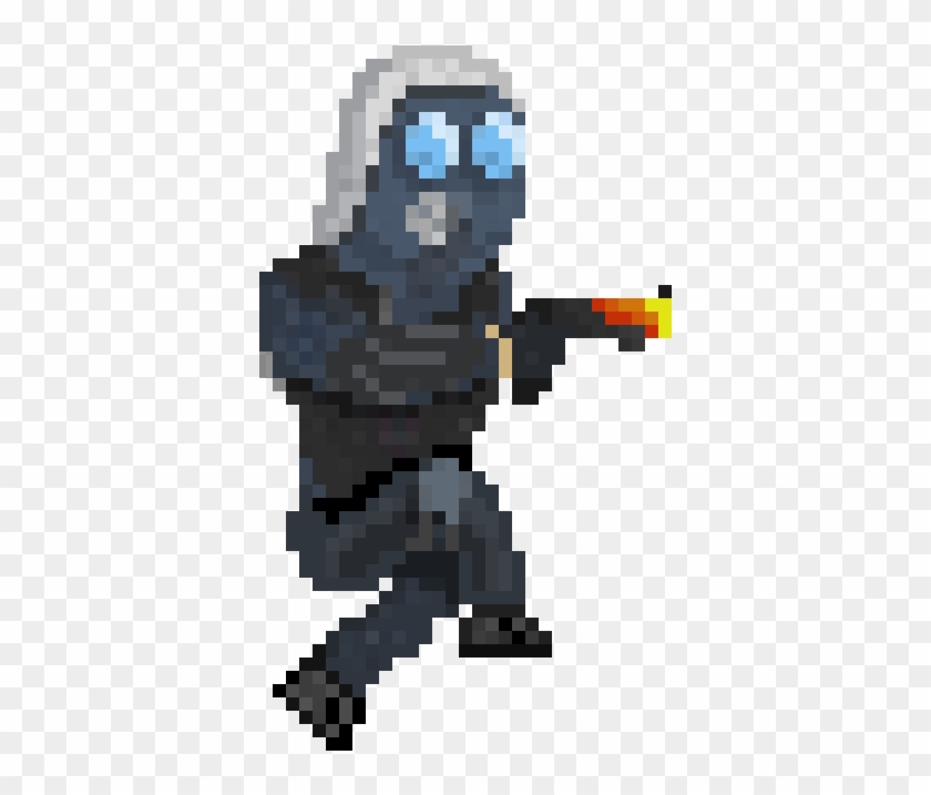 I Made An 8-bit Picture Of The Ct Model Check It Out - Gif Cs Go Png