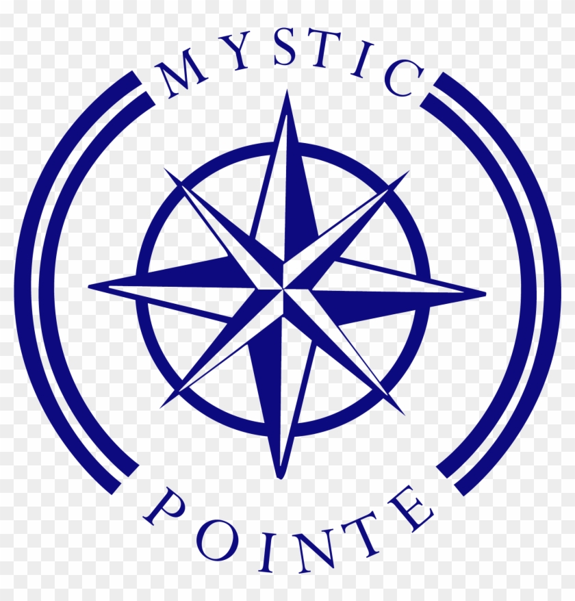 Mystic Pointe Logo - Compass Sticker For Royal Enfield, HD Png Download