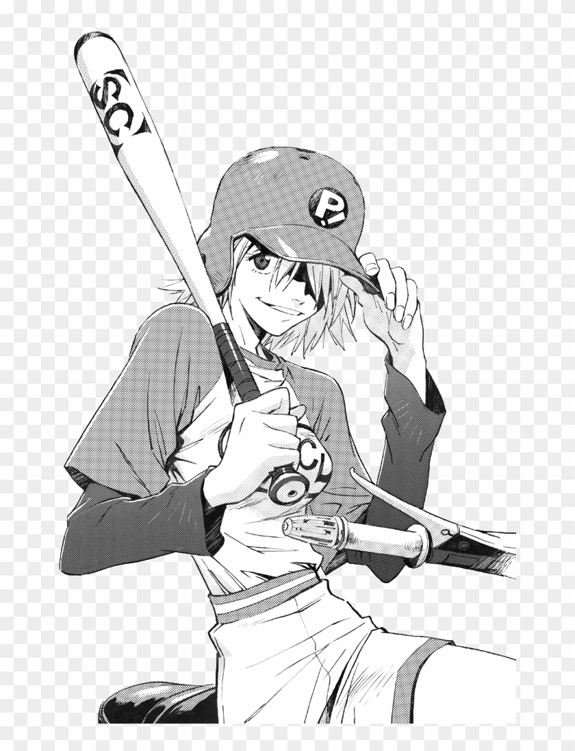 Flcl Flcl Haruko With Bat Hd Png Download 1280x1024 Pngfind