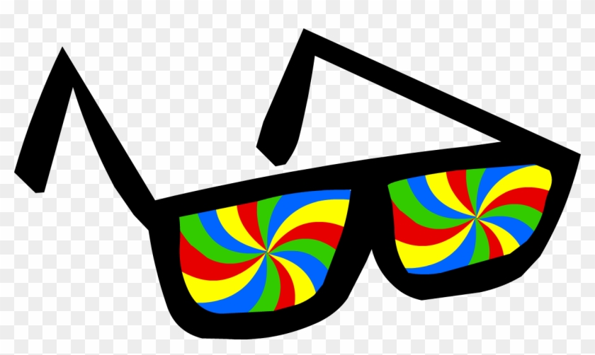 Goggles Clipart Club Penguin - Club Penguin Swirly Glasses, HD Png Download  - 1241x683(#253181) - PngFind