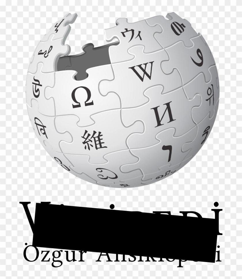 The Turkish Wikipedia Logo With A Censor Bar Covering ...