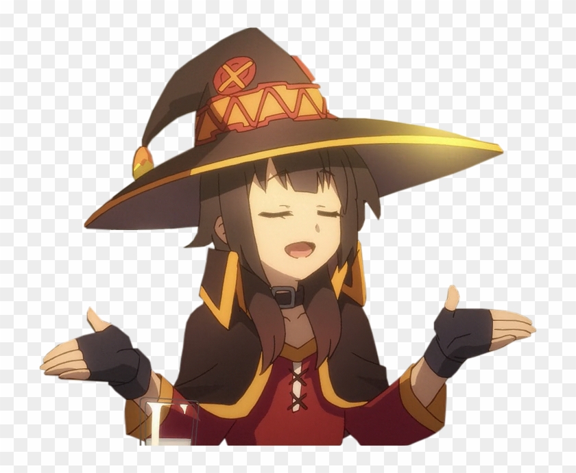 Megumin Vector Shrug, HD Png Download - 726x611(#263561) - PngFind