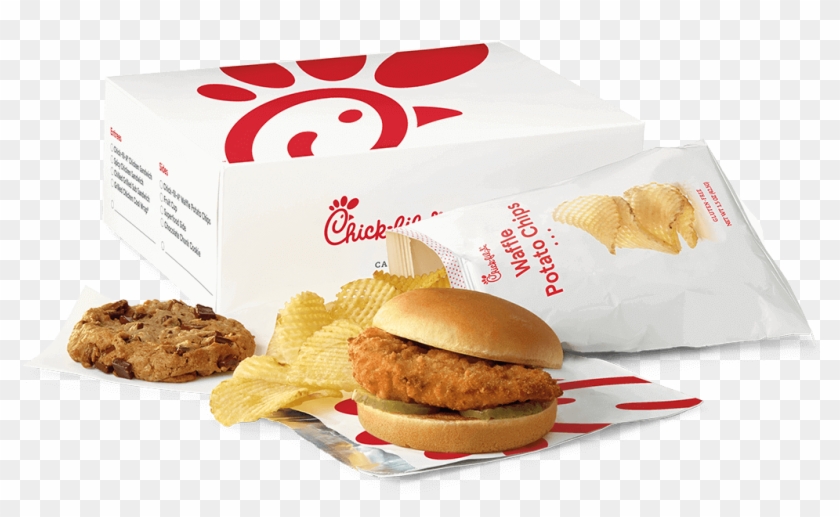 Chick Fil A® Chicken Sandwich Packaged Meal - Chick Fil A Box Lunch, HD