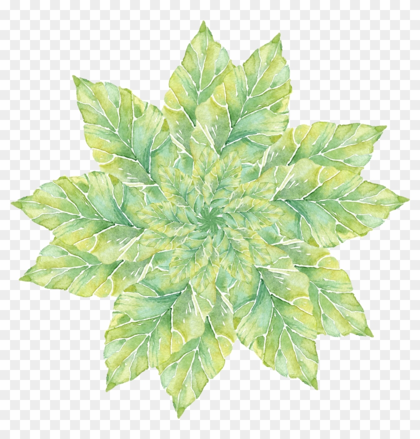 Simple Plant Watercolor Fresh Png And Psd - Houseplant, Transparent Png ...